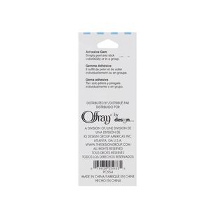 Offray Adhesive Gems Pack of 240 Silver