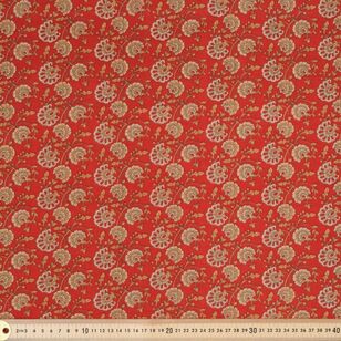 Avanti Vegetable Dyed 112 cmCotton Fabric Red 112 cm
