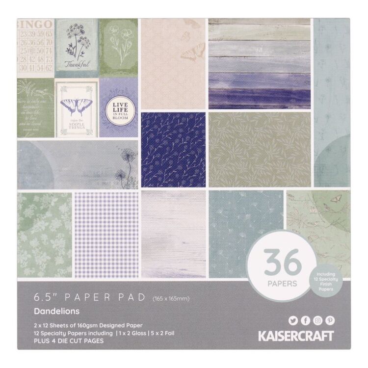 Kaisercraft Dandelions Paper Pad