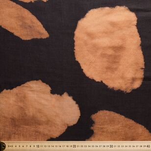 Abstract 112 cm Cotton Linen Caramel 112 cm