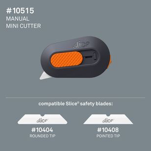 Slice Manual Mini Pocket Cutter Grey & Orange