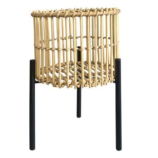 Ombre Home Amelie Small Rattan Planter Natural 20 x 21 cm