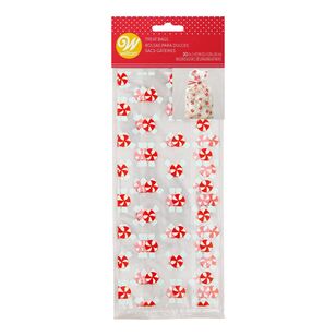 Wilton Candy Swirl Treat Bag 20 Pack Red & White