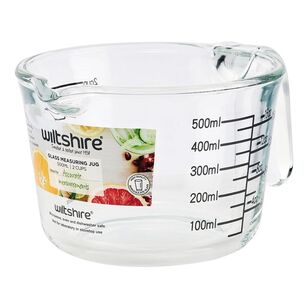 Wiltshire Glass Measuring Jug Clear 500 mL