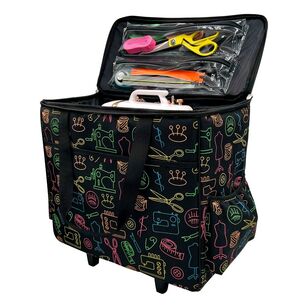 Timber & Thread Sewing Trolley Neon
