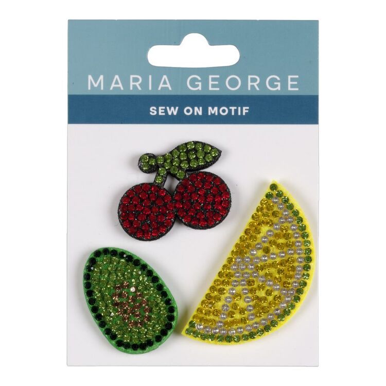 Maria George Jewel Fruit Mix Sew On Motif