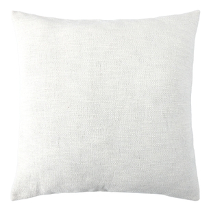 KOO Sara Chenille Slub Cushion Cover White 55 x 55 cm