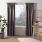Emerald Hill Bryce Pencil Pleat Triple Weave Curtains Charcoal