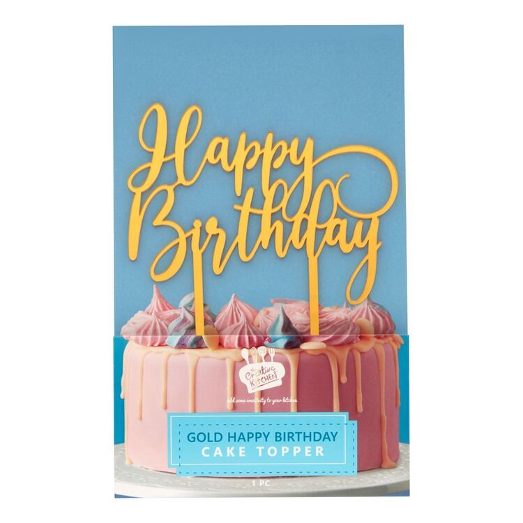 Gold DIY Happy Birthday Cake Topper Acryl Happy Birthday Kuchen Schild Party Dekorationen Supplies Gold DIY Happy Birthday Cake Topper Acryl Happy Birthday Kuchen Schild Party Dekorationen Supplies