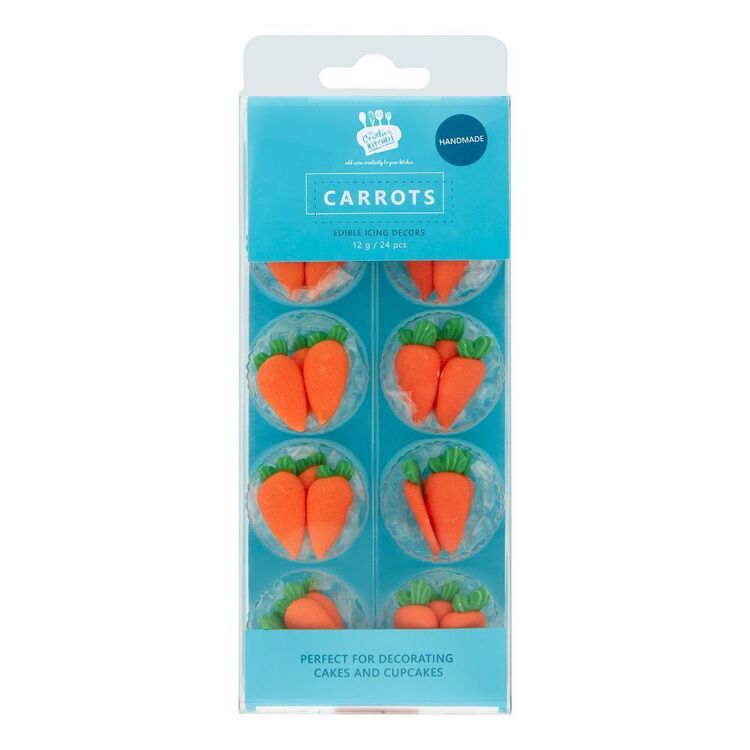 Creative Kitchen Iced Carrots Decoration 24 Pack