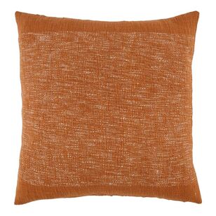 KOO Nola Woven Slub Cushion Cover Rust 60 x 60 cm