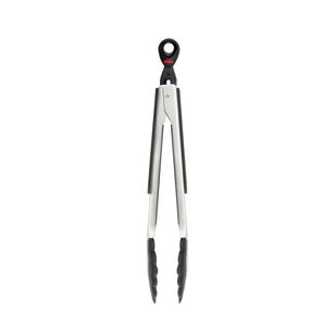 OXO Softworks 23 cm Tongs With Nylon Heads Stainless Steel & Black 23 cm