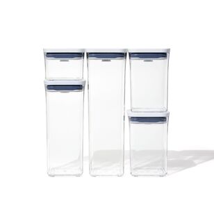 OXO Softworks POP 2.0 Containers 5 Piece Set Clear