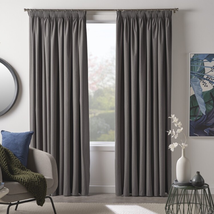 Emerald Hill Ainsley Blockout Pencil Pleat Curtains