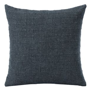 KOO Lucas Woven Check Cushion Charcoal 50 x 50 cm