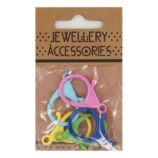 Ribtex Jewellery Accessories Metal Lobster Clasp 5 Pack Multicoloured