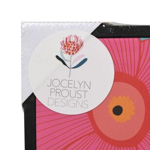 Jocelyn Proust Floral Teal Framed Canvas Teal 60 x 80 cm