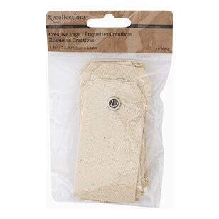 Recollections Canvas Gift Tag 15 Pack Canvas