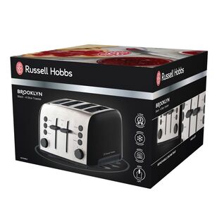 Russell Hobbs Brooklyn 4 Slice Toaster Black