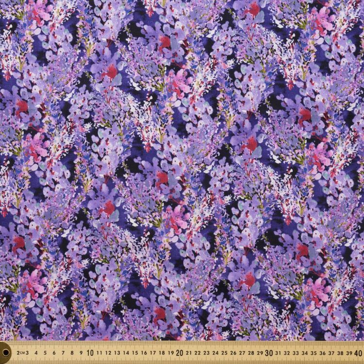 Zahara Wildflowers Printed 112 cm Cotton Fabric