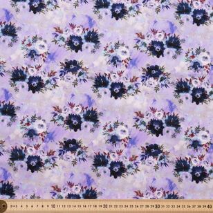 Zahara Flower Bouquets Printed 112 cm Cotton Fabric Multicoloured 112 cm