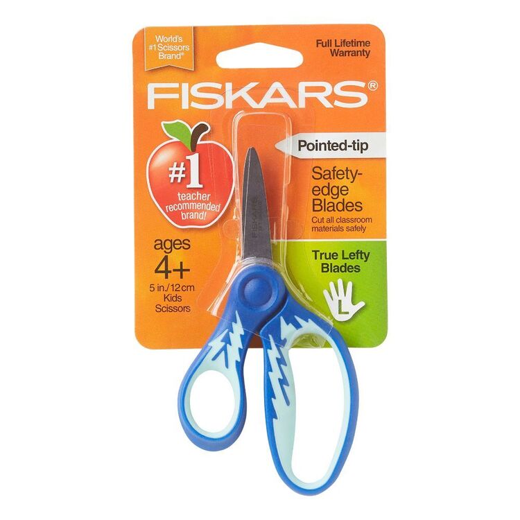 Fiskars Kid's Left Hand Soft Grip Scissors