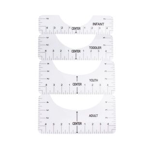 Neckline Ruler 4 Pack Set Clear