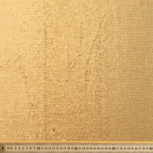 Designer #2 130 cm Sequin Fabric Gold 130 cm