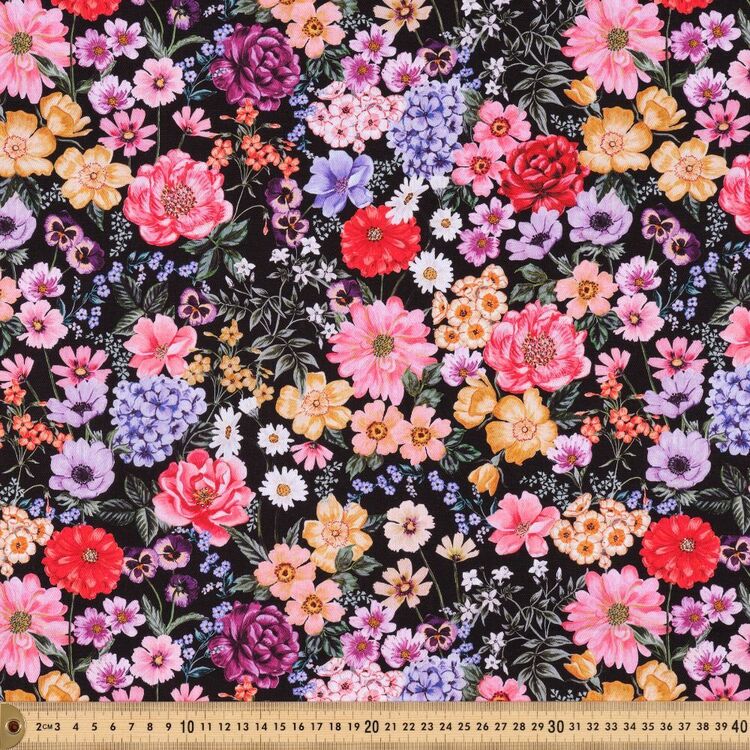 Floral Field 112 cm Buzoku Duck Fabric