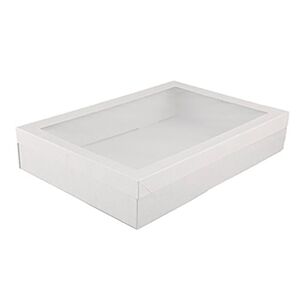 Alpen Extra Large Rectangle Catering Tray With Lid White