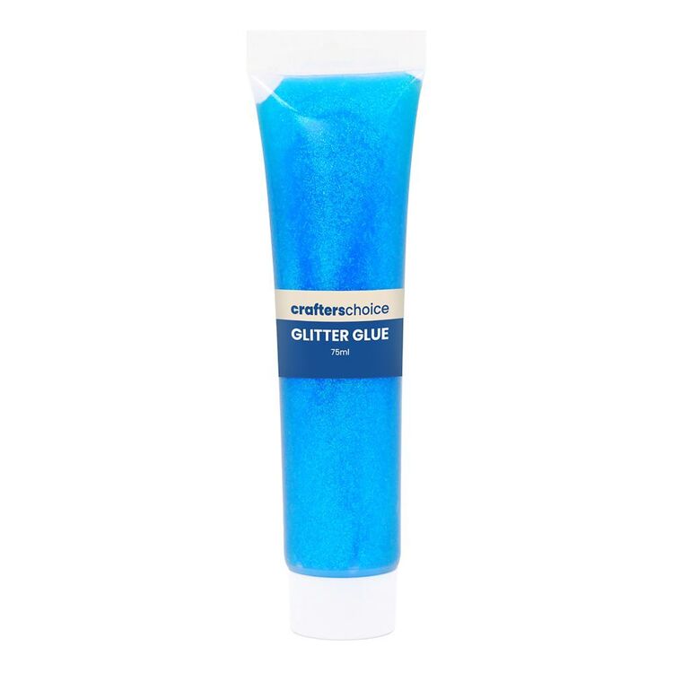 Crafter's Choice Craft Glitter Effect Glue Bright Blue