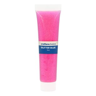 Crafter's Choice Craft Glitter Glue Bright Pink