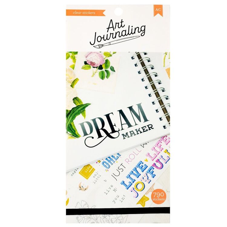 American Crafts Words Art Journaling Stickers