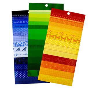 American Crafts Art Journaling Washi Strips Multicoloured