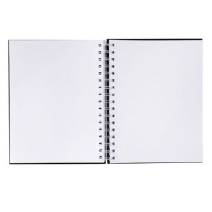 American Crafts Art Journaling Spiral Notebook Black 6.75 x 8.75 in