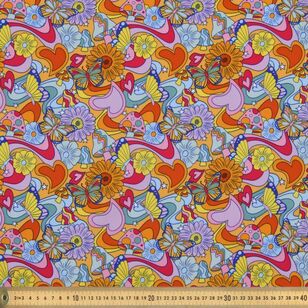 Woodstock 112 cm Organic Cotton Poplin Multicoloured 112 cm