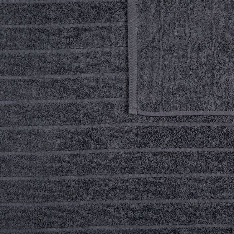 Sheraton Lux Refine Rib Towel Collection Charcoal