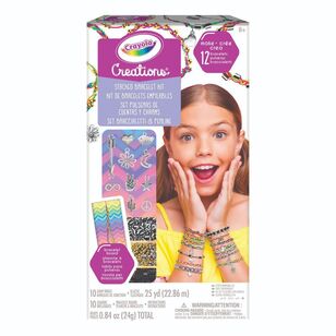 Crayola Stacked Bracelet Creation Kit Multicoloured