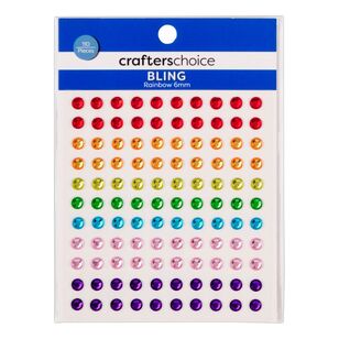 Crafters Choice Rainbow Round Gems Rainbow