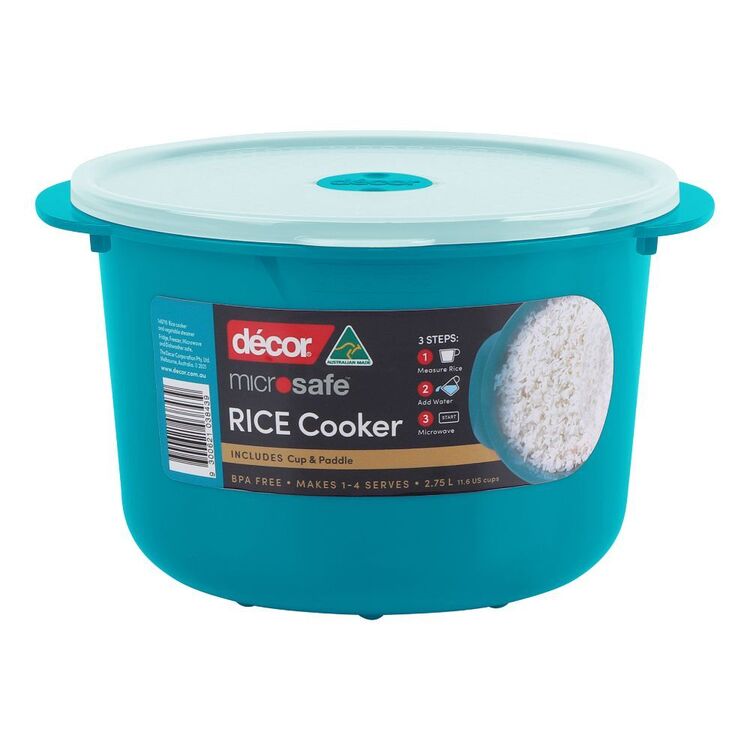 Décor Microsafe Rice Cooker Teal 2.75 L