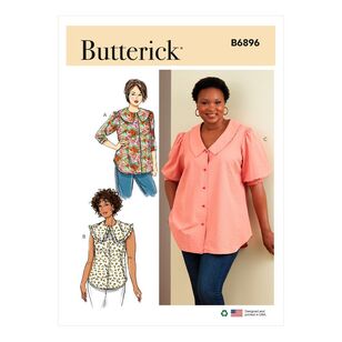 Butterick Sewing Pattern B6896 Women's Top White