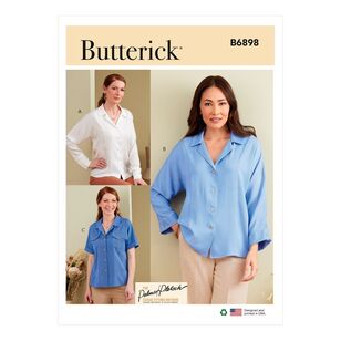 Butterick Sewing Pattern B6898 Misses' Top White