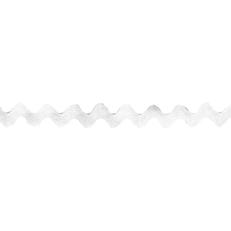 Simplicity Metallic Rick Rack Trim White | Spotlight Australia