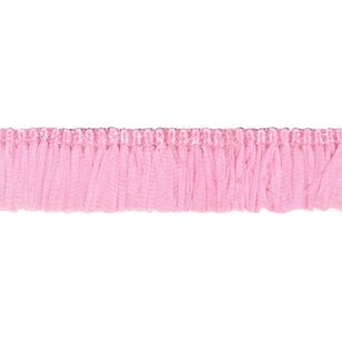Simplicity Tricot Stretch Fringe Pink 25 mm