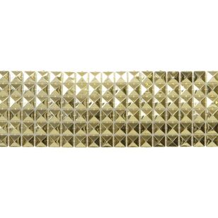 Simplicity Plastic Pyramid Chain Gold 50 mm