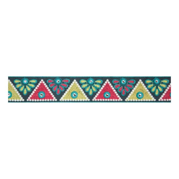 Simplicity Triangle Mirror Embroidered Trim