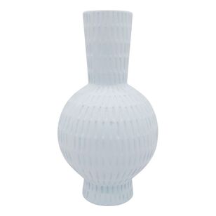 Ombre Thalia Blue Ceramic Vase BLUE 12 x 12 x 22 cm