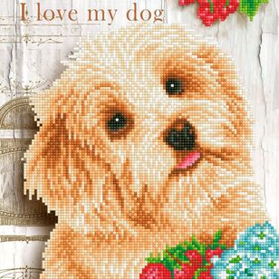 Diamond Dotz I Love My Dog Kit Multicoloured 30.5 x 30.5 cm