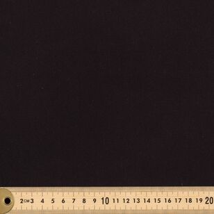 Plain 112 cm Stretch Cotton Drill Black 112 cm