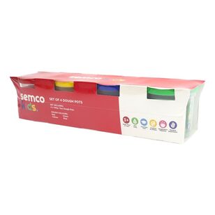 Semco Kids Dough Pot Set 4 Pack Multicoloured